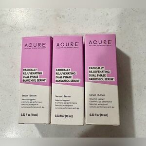 Acure Radically Rejuvenating Dual Phase Bakuchiol Serum - Yellow 0.33 Fl oz